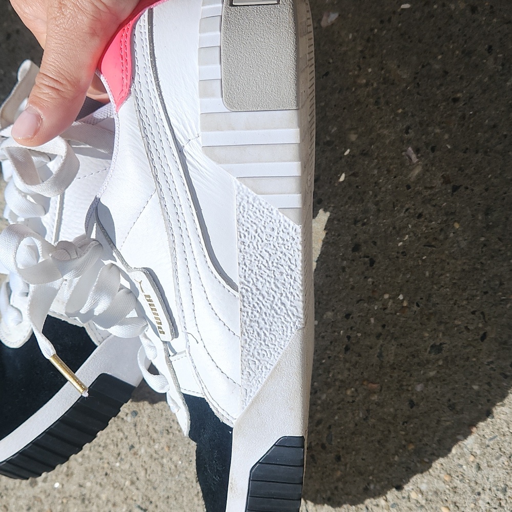 Puma Suede and leather sneakers sz 7 - Picture 7 of 8